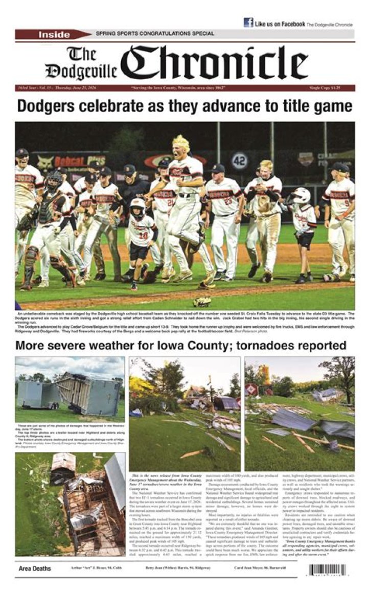 The Dodgeville Chronicle