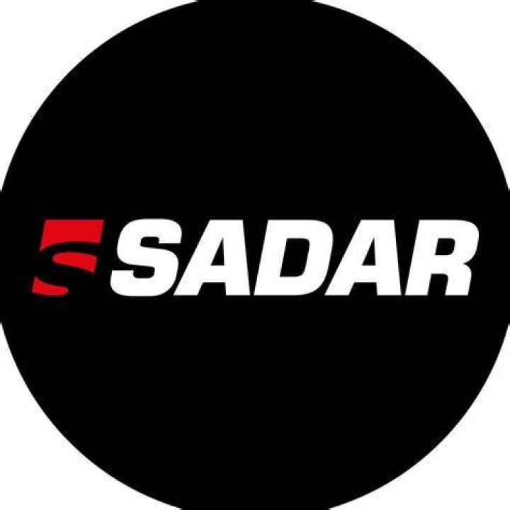 the logo for sadar dirt, a skateboarder's clothing line that is black