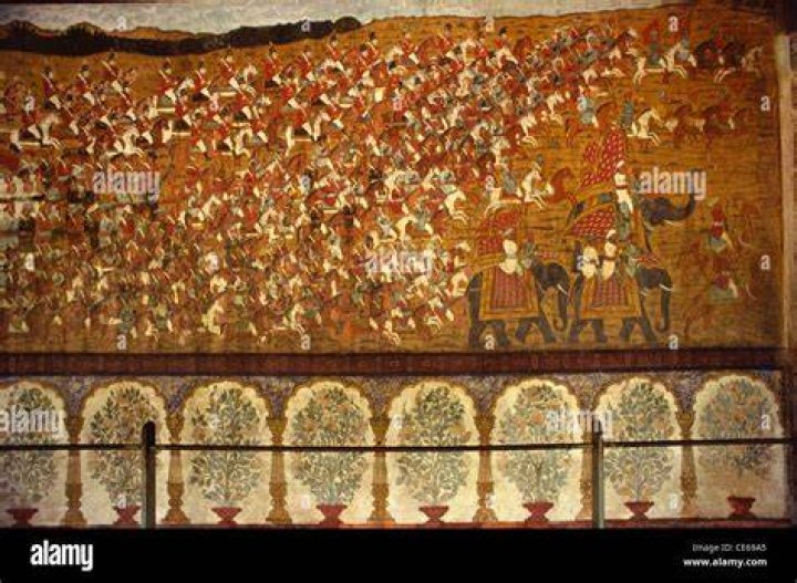 Tipu Sultan Mural Painting, Oil Painting, Canvas Painting, Orient