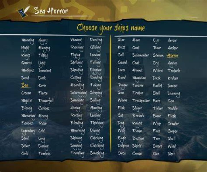 Unleash The Funniest Ship Names For Your Sea Of Thieves Adventures