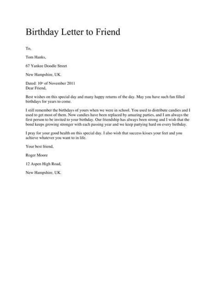 Unlock The Secrets Of Crafting An Unforgettable "Happy Birthday My Best Friend" Letter