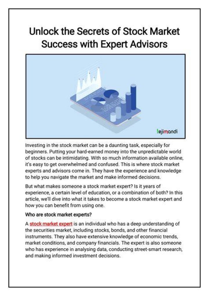 Unlock The Secrets To Stock Market Success With Lee Garlington