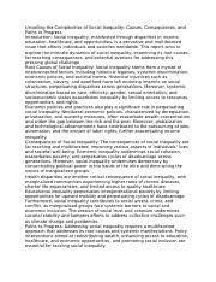 Unveiling The Causes And Consequences