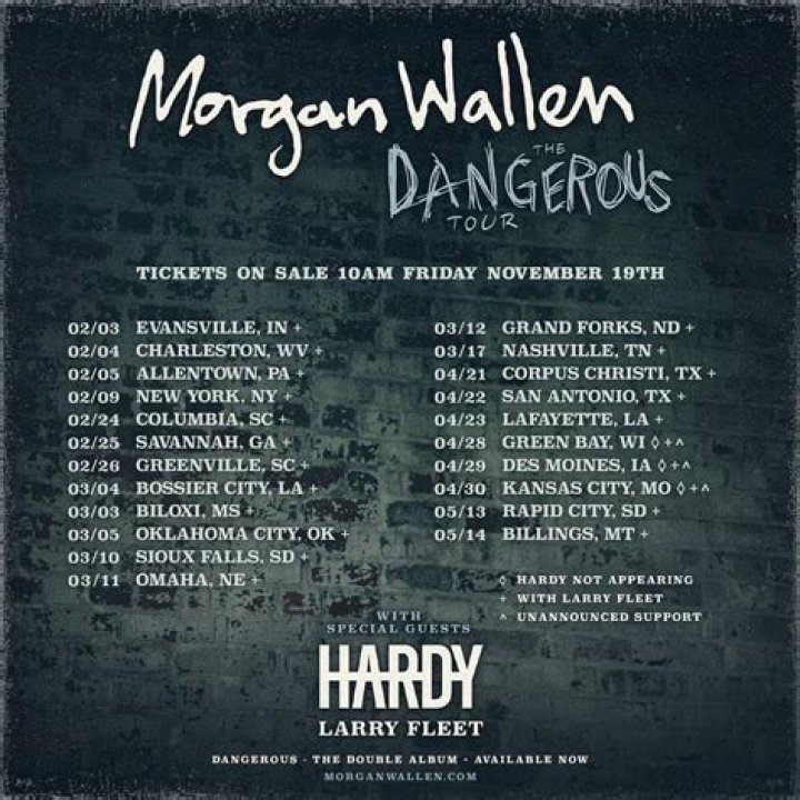 Wallen Announces The Dangerous Tour 2022 Sounds Like Nashville