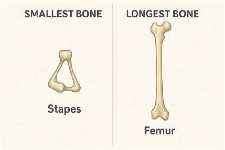 What are the 4 smallest bones?