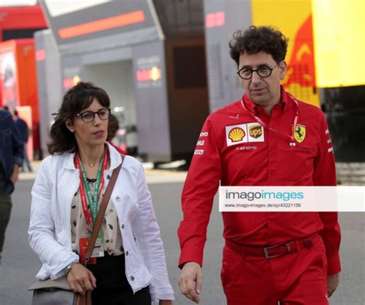 What does Mattia Binotto's wife do for a living?