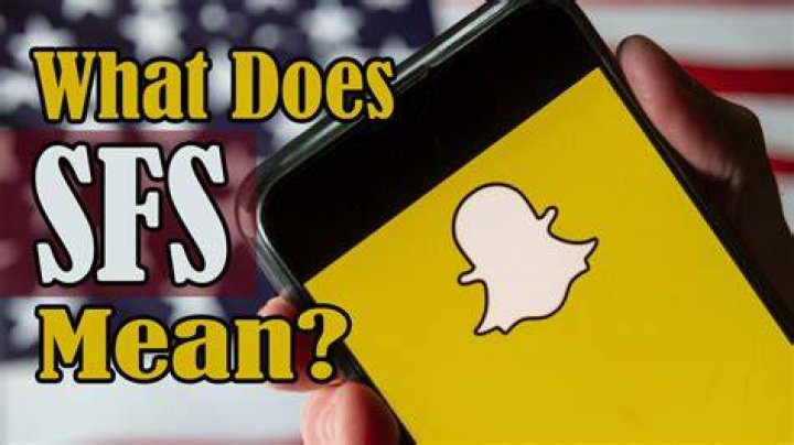 What does SFS mean on Instagram, Tik Tok and Snapchat? Kids n Clicks