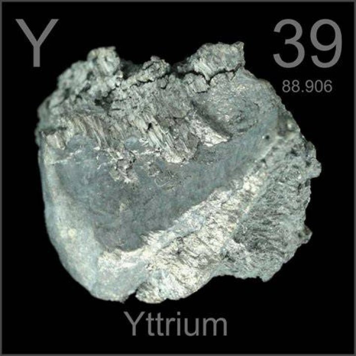 What does yttrium look like?