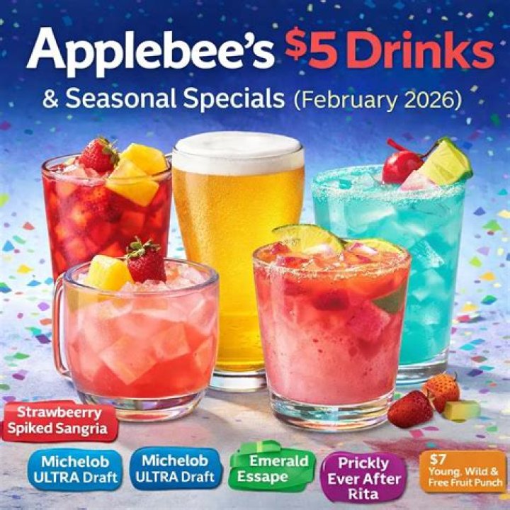 What is Applebee’s $1 drink this month?