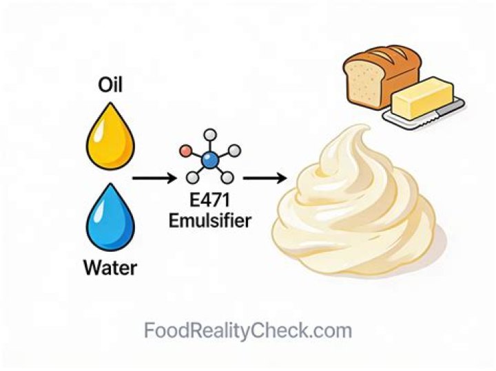What is E471 derived from?