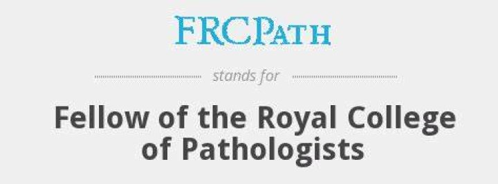 What is FRCPath degree?