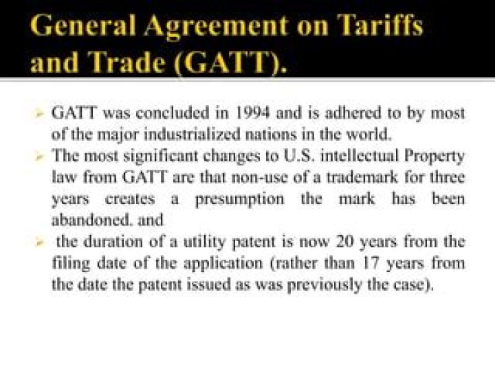 What is GATT patent?