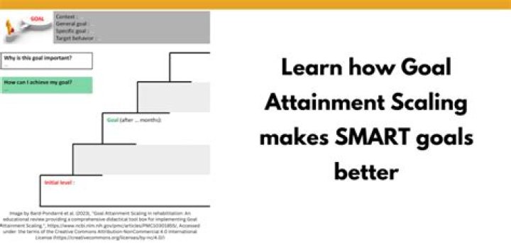 What is goal attainment scaling used for?