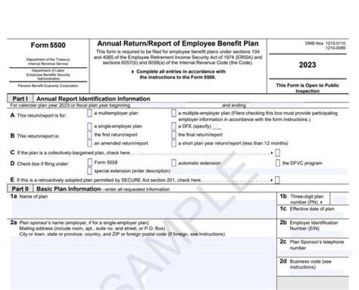 What is the due date for Form 5500?