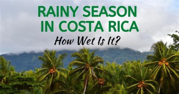 What is the rainy season in Guanacaste Costa Rica?