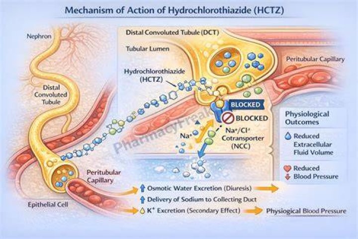 What is the use of hydrochlorothiazide HCTZ?