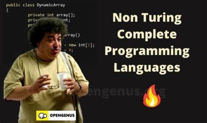 What languages are not Turing-complete? ·