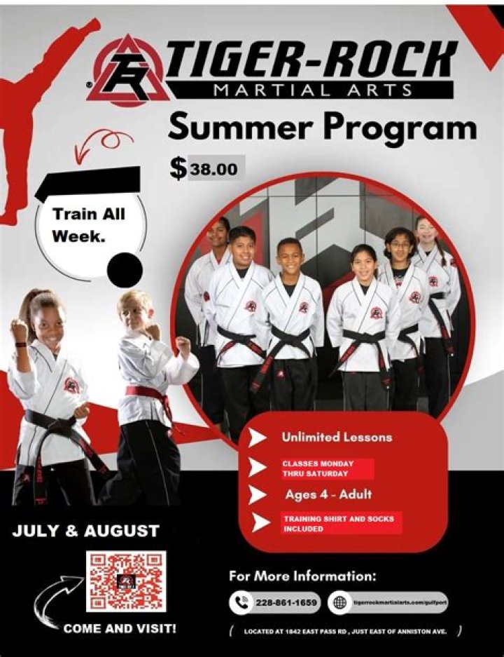 What martial arts does Tiger Rock teach?