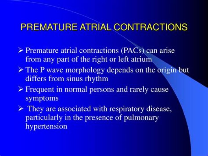 What medications treat premature atrial contractions?