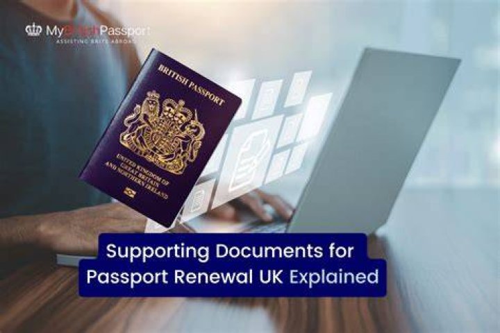 What supporting documents do I need for a UK passport renewal?