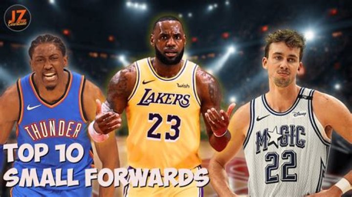 Who are the top 10 small forwards in the NBA right now?