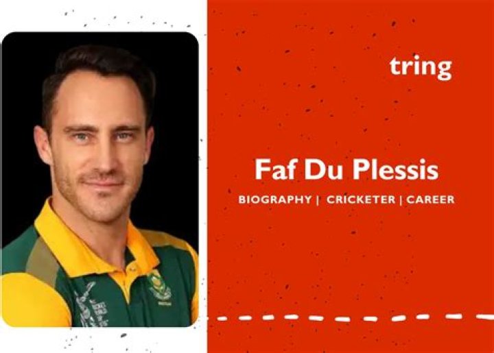 Who Is Faf du Plessis’s Wife, Imari Visser?