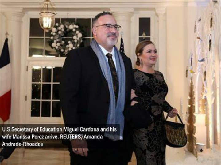 Who is Marissa Prez, wife of Miguel Cardona?