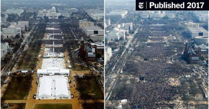 With False Claims, Trump Attacks Media on Turnout and Intelligence Rift