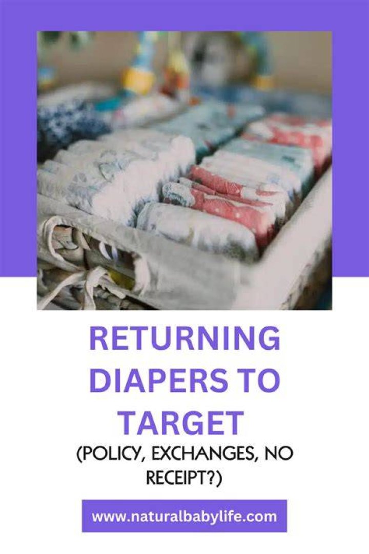 Your Guide To Returning Diapers To Target