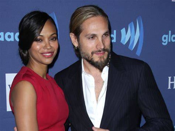 Zoe Saldana and Her Husband Marco Perego in Beverly Hills 01/13/2016